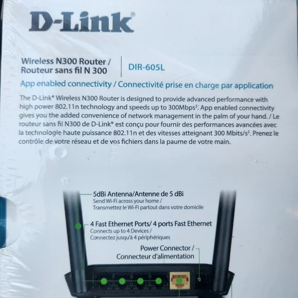 D-Link N300 Wireless Router. SEALED. NEW - Picture 9 of 13